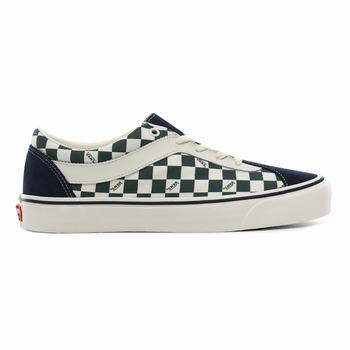 Damske Tenisky Vans Checkerboard Bold NI Modre/Zelene VA51OZYFG